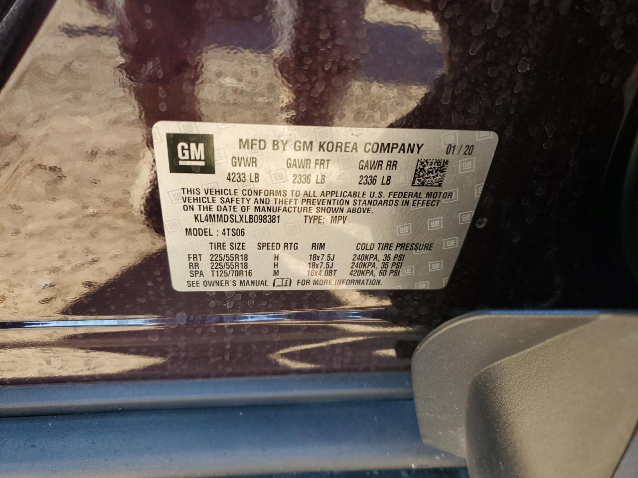 2020 BUICK Encore GX
