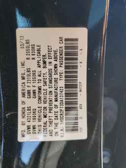 2013 HONDA ACCORD
