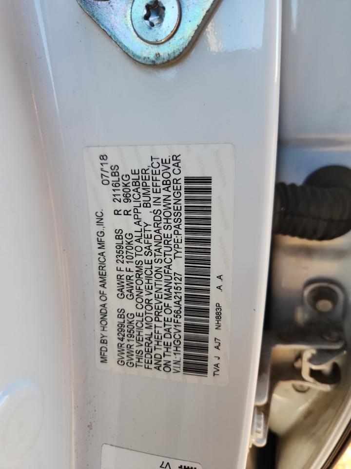 2018 HONDA ACCORD