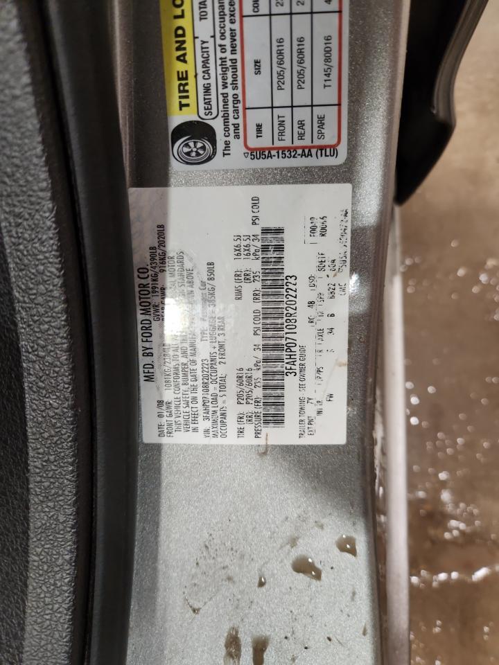 2008 FORD FUSION