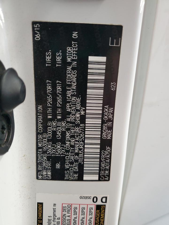 2015 TOYOTA 4Runner