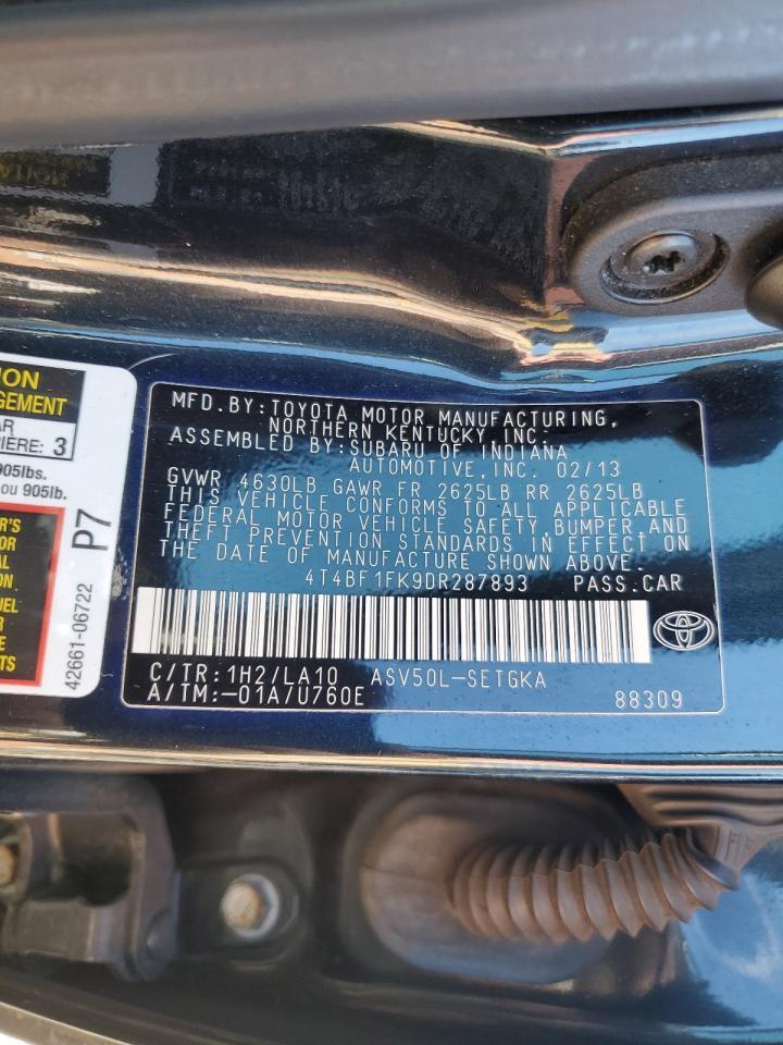 2013 TOYOTA CAMRY