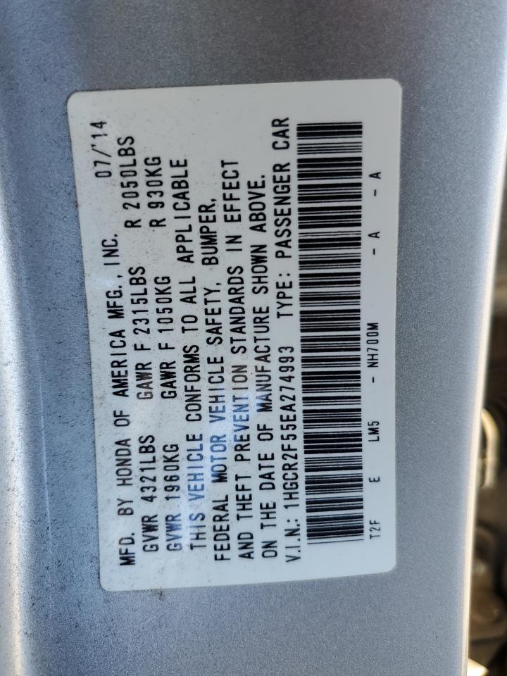 2014 HONDA ACCORD