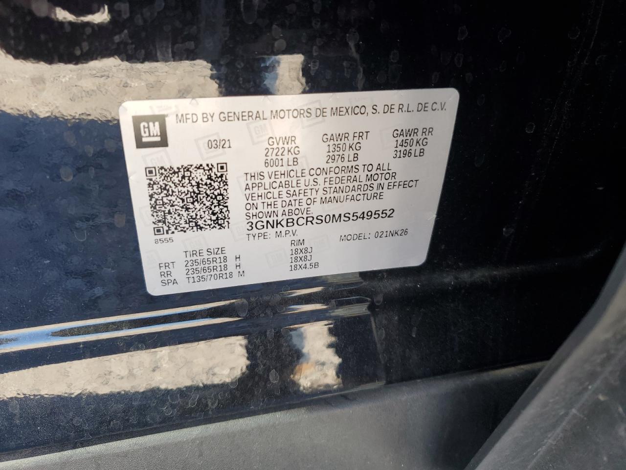 2021 CHEVROLET BLAZER