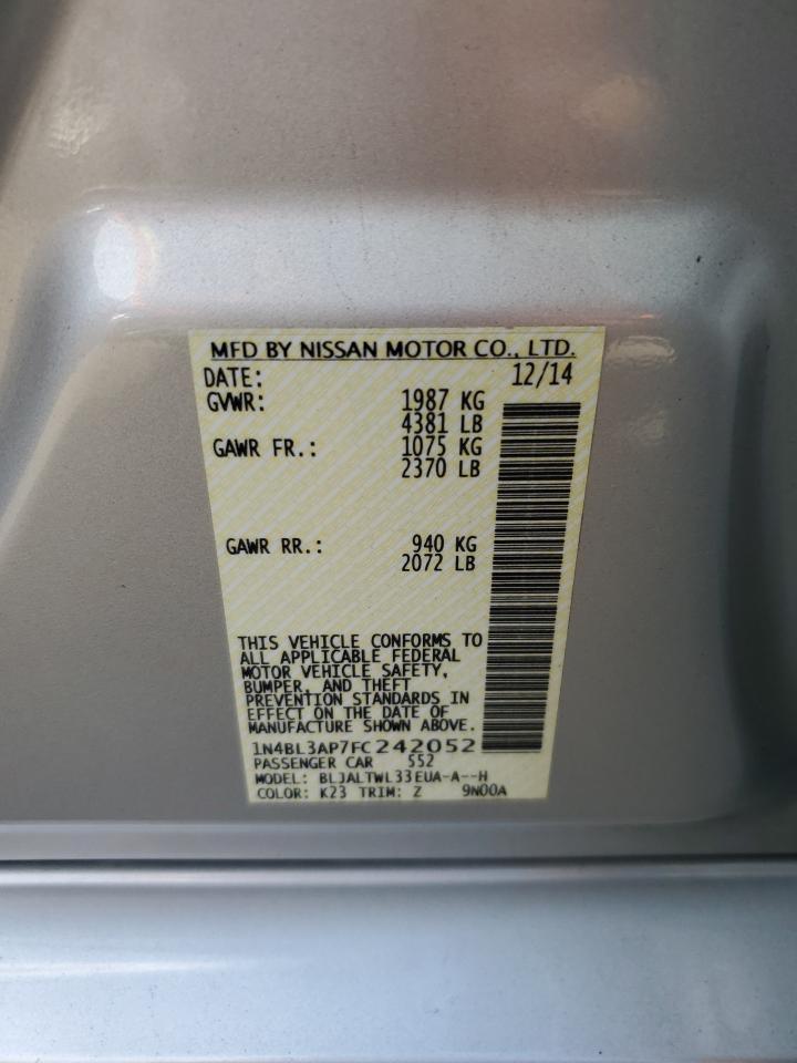 2015 NISSAN ALTIMA