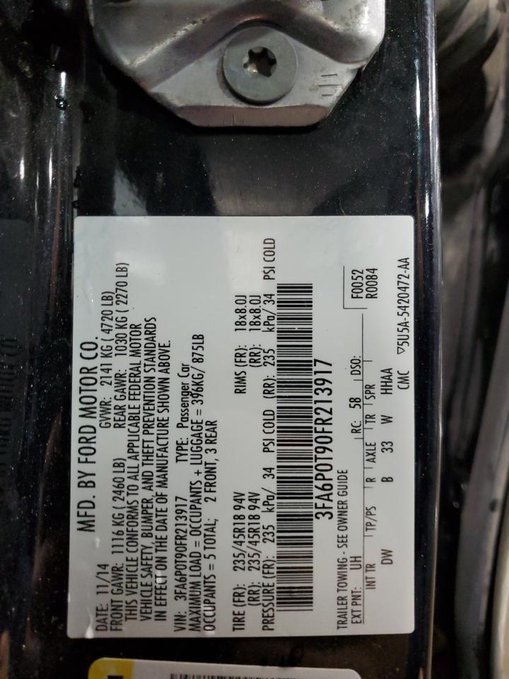 2015 FORD FUSION