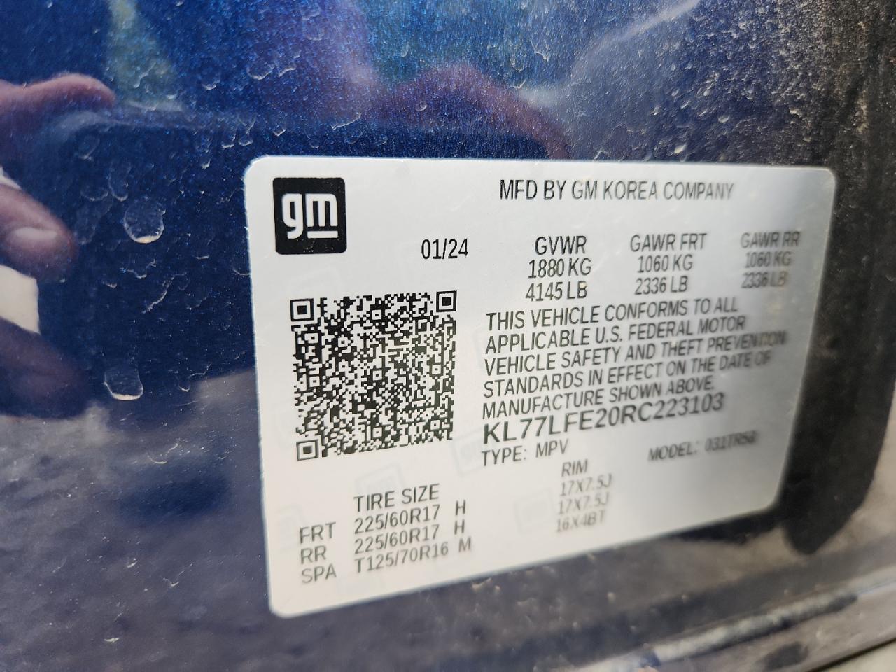 2024 CHEVROLET TRAX