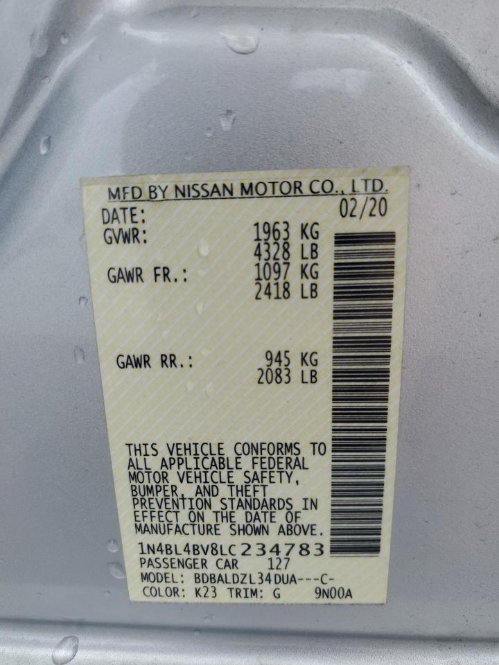 2020 NISSAN ALTIMA
