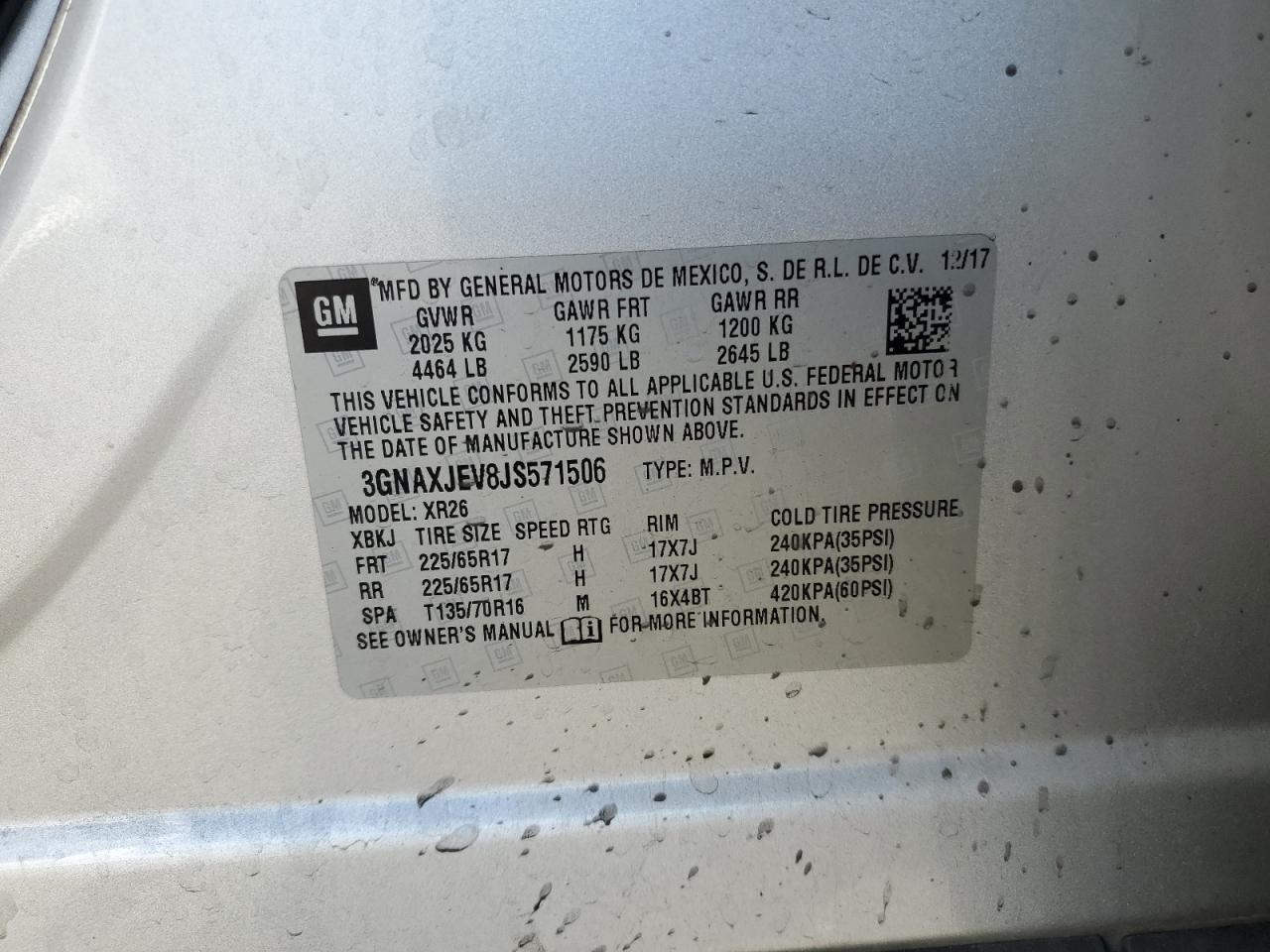 2018 CHEVROLET EQUINOX
