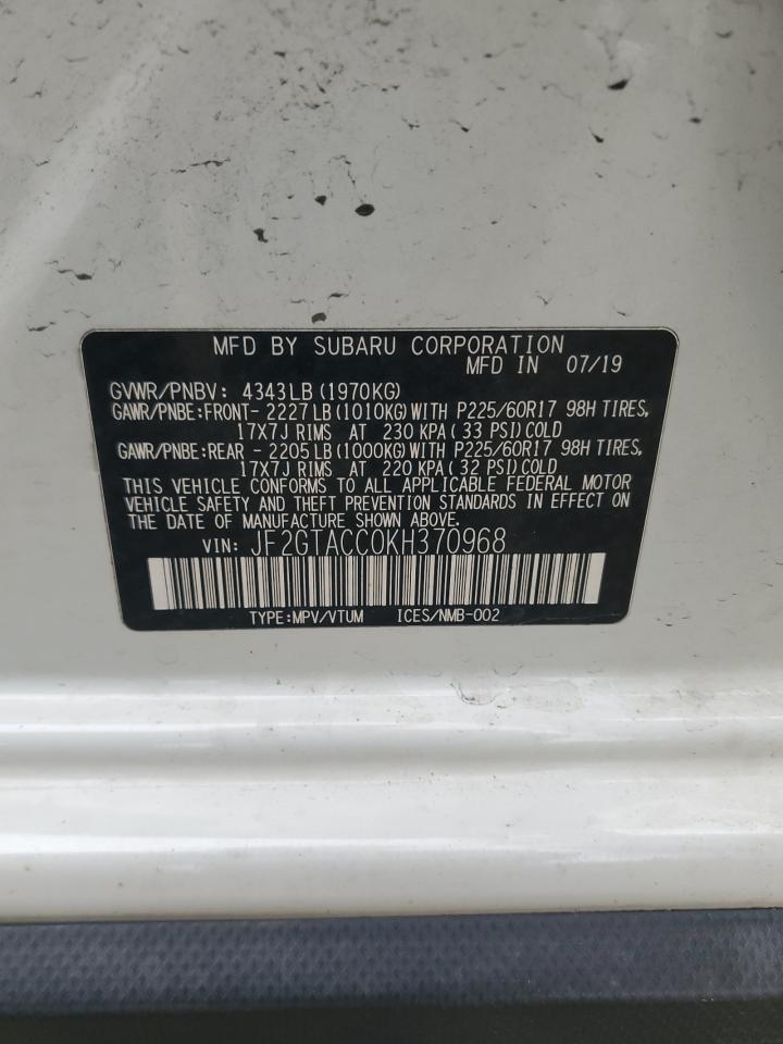 2019 SUBARU Crosstrek