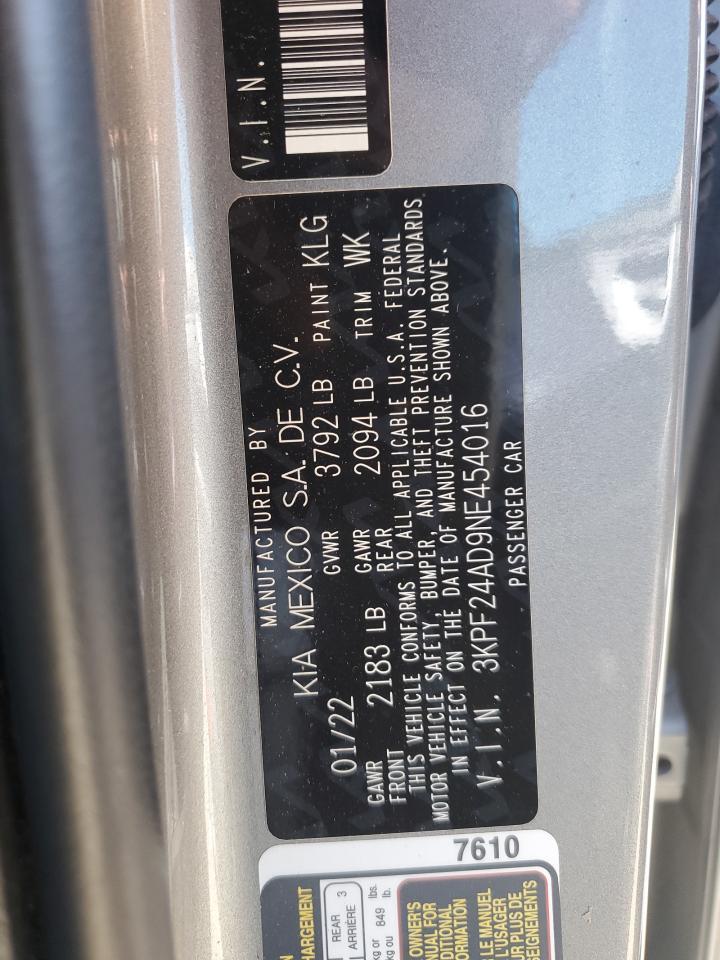 2022 KIA FORTE