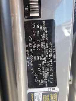 2022 KIA FORTE