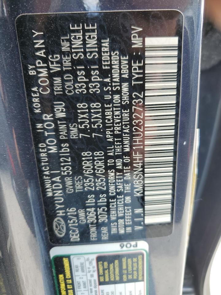 2017 HYUNDAI SANTA FE