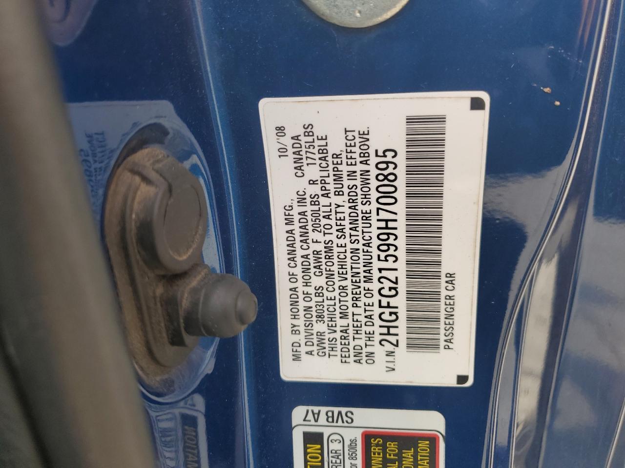 2009 HONDA CIVIC