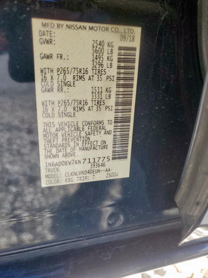 2019 NISSAN Frontier