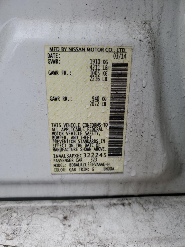 2014 NISSAN ALTIMA