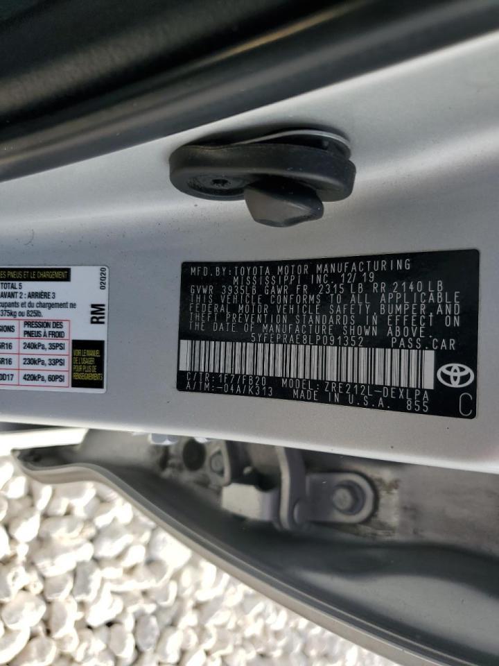 2020 TOYOTA COROLLA