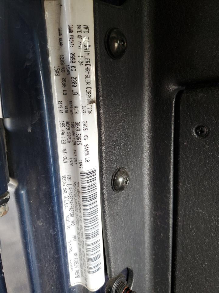 2004 JEEP WRANGLER