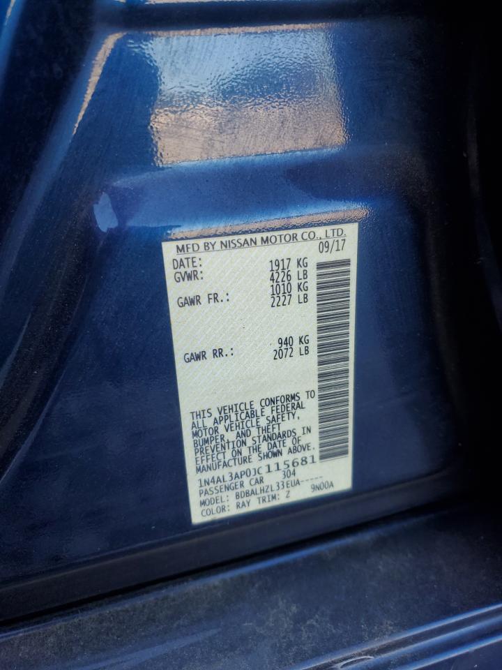 2018 NISSAN ALTIMA