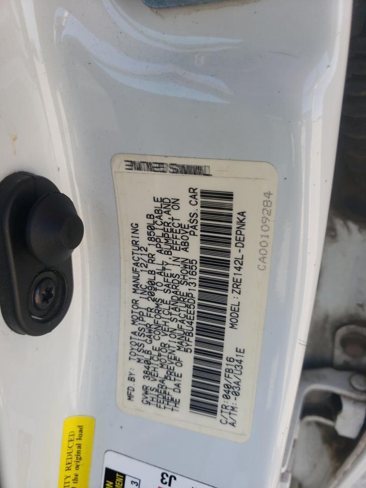 2013 TOYOTA COROLLA