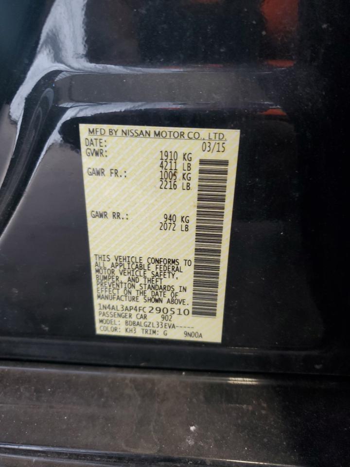 2015 NISSAN ALTIMA