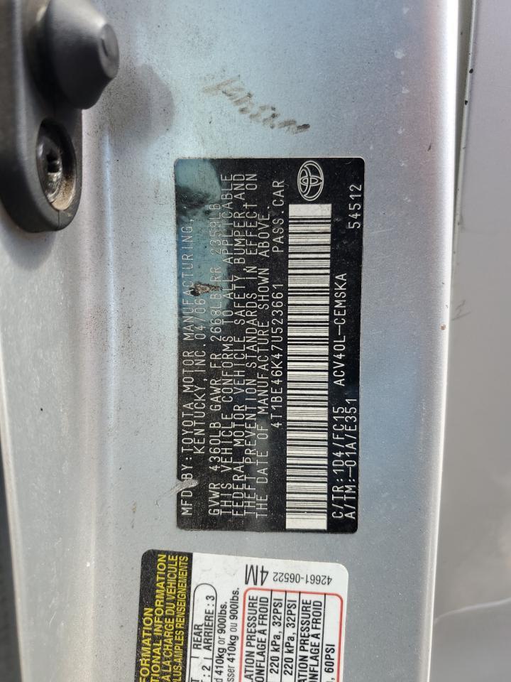 2007 TOYOTA CAMRY