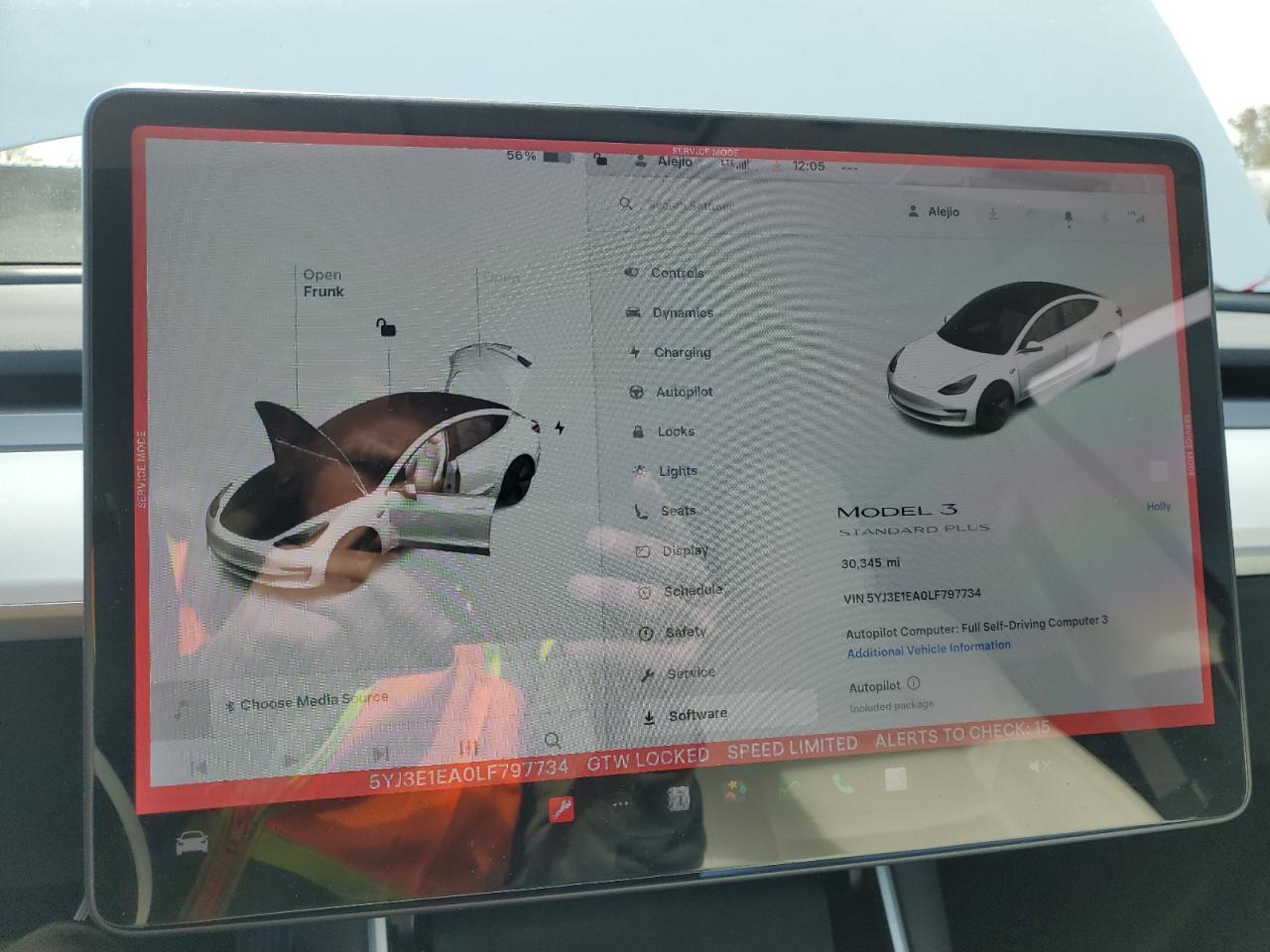 2020 TESLA MODEL 3