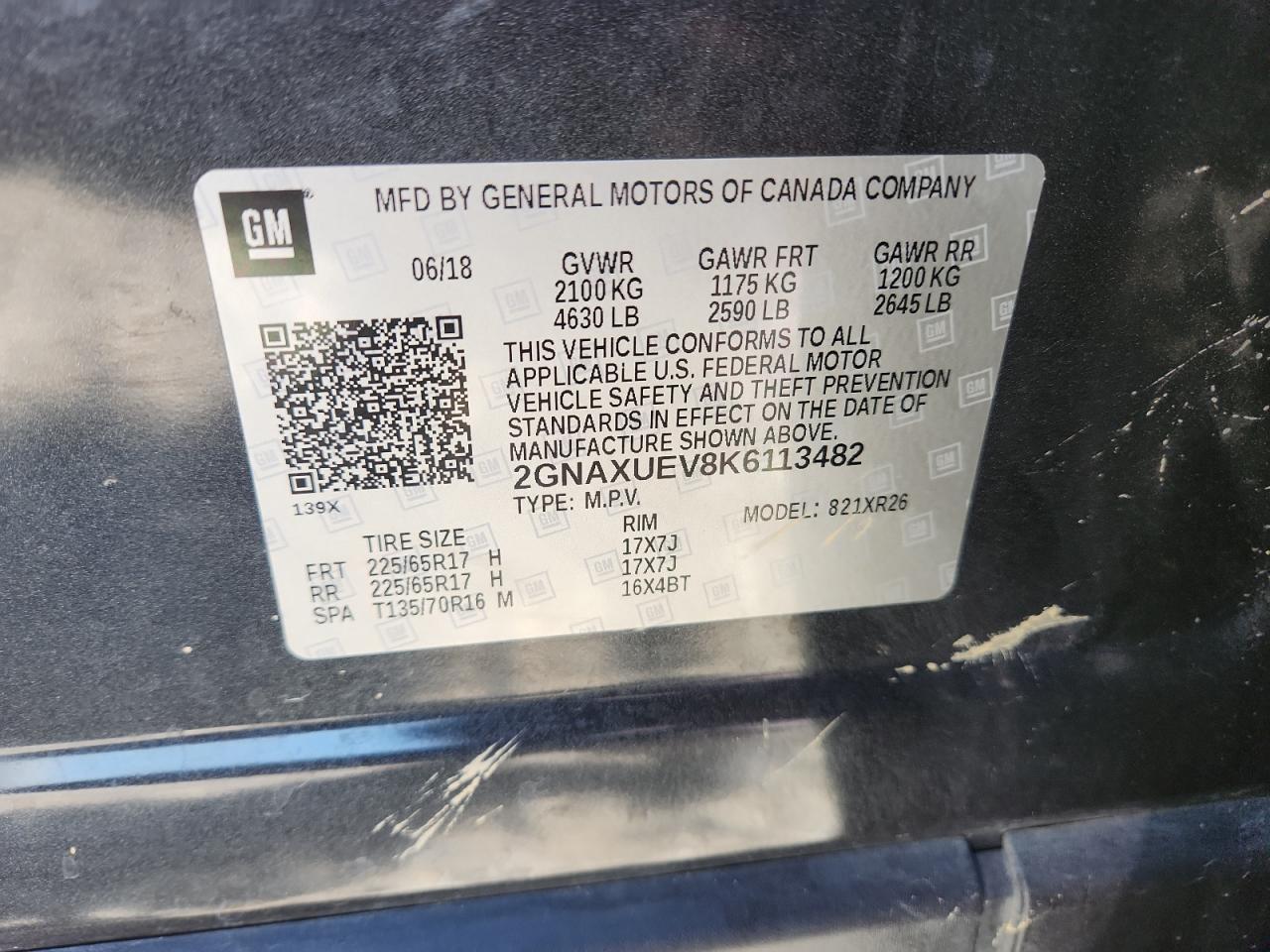 2019 CHEVROLET EQUINOX