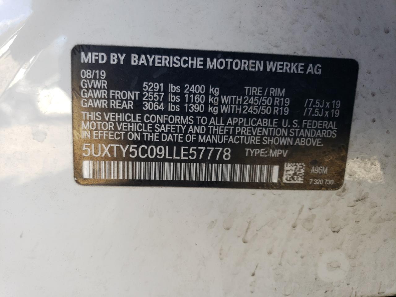 2020 BMW X3