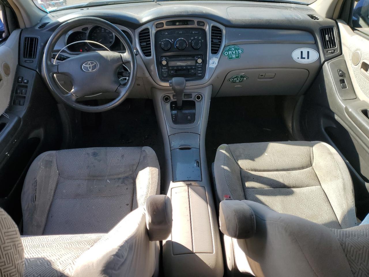 2001 TOYOTA HIGHLANDER