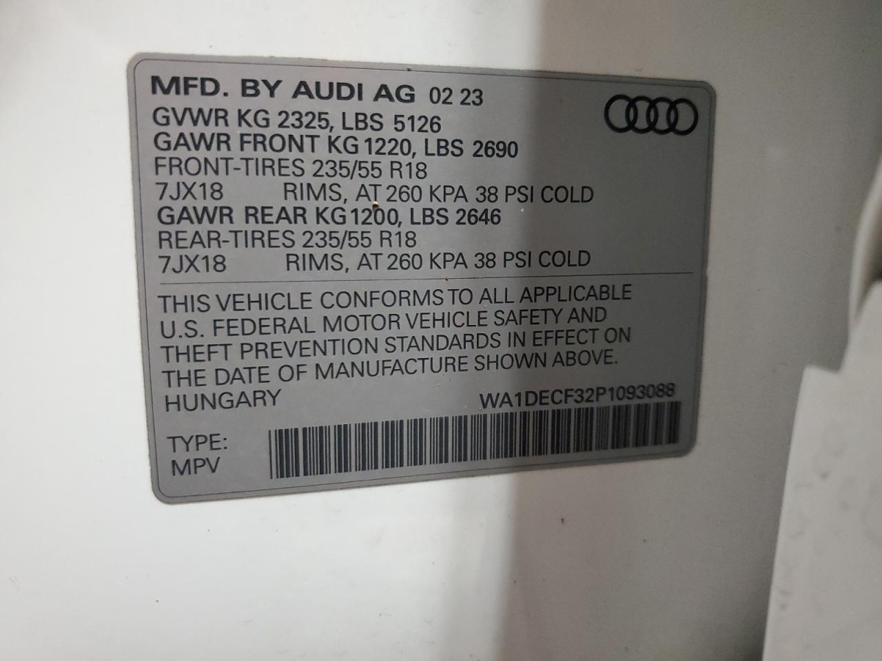 2023 AUDI Q3