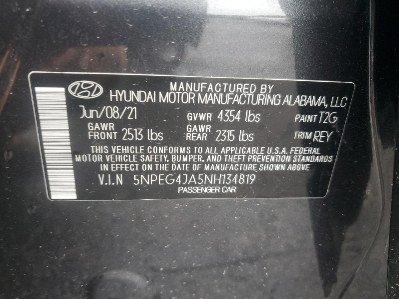 2022 HYUNDAI SONATA