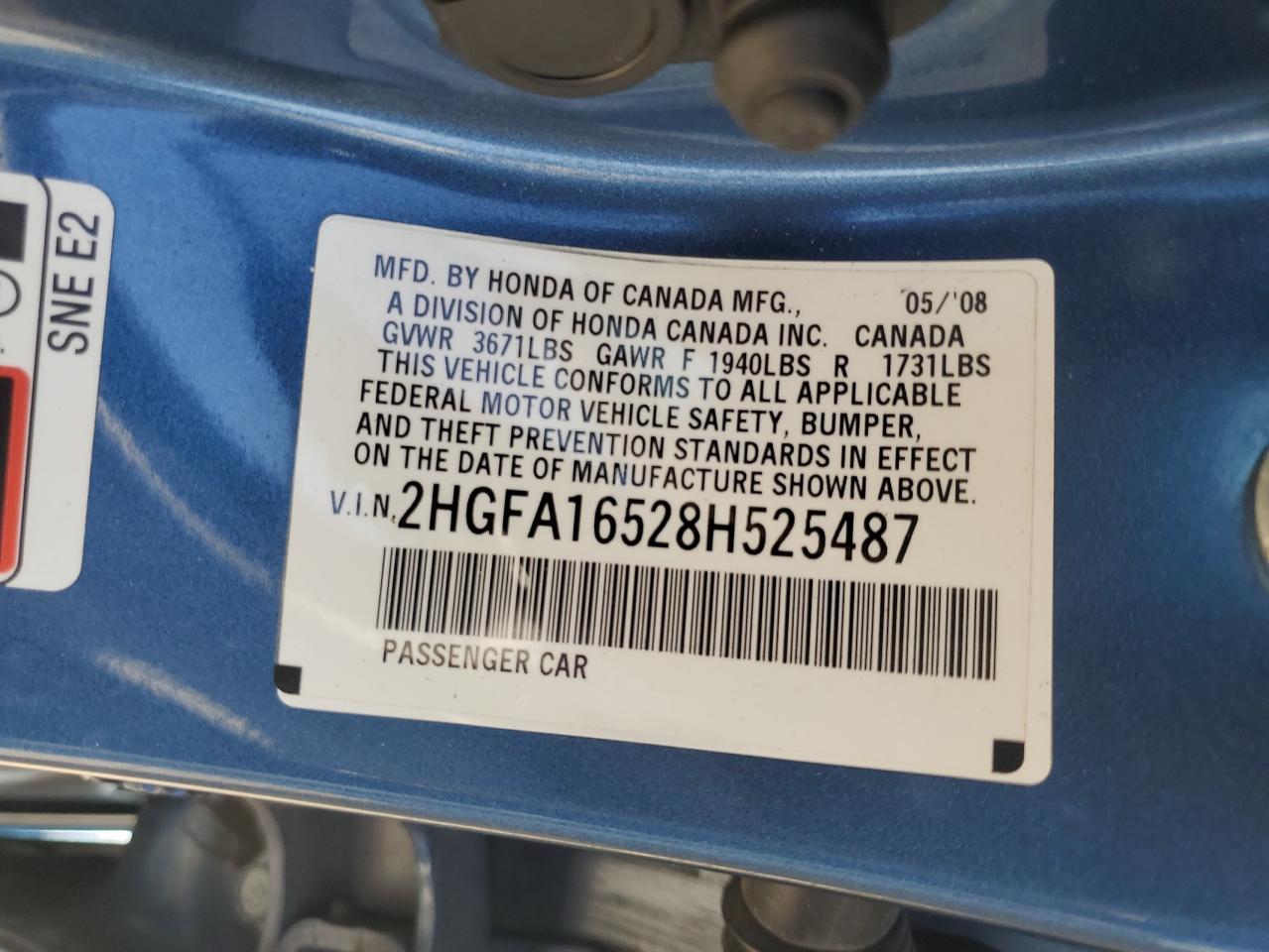 2008 HONDA CIVIC