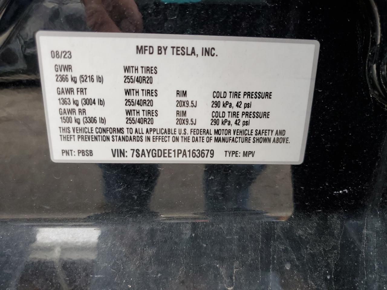 2023 TESLA MODEL Y