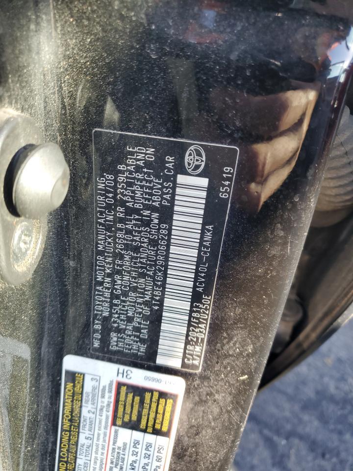 2009 TOYOTA CAMRY