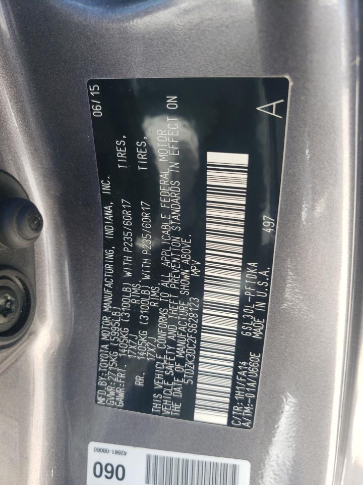 2015 TOYOTA SIENNA