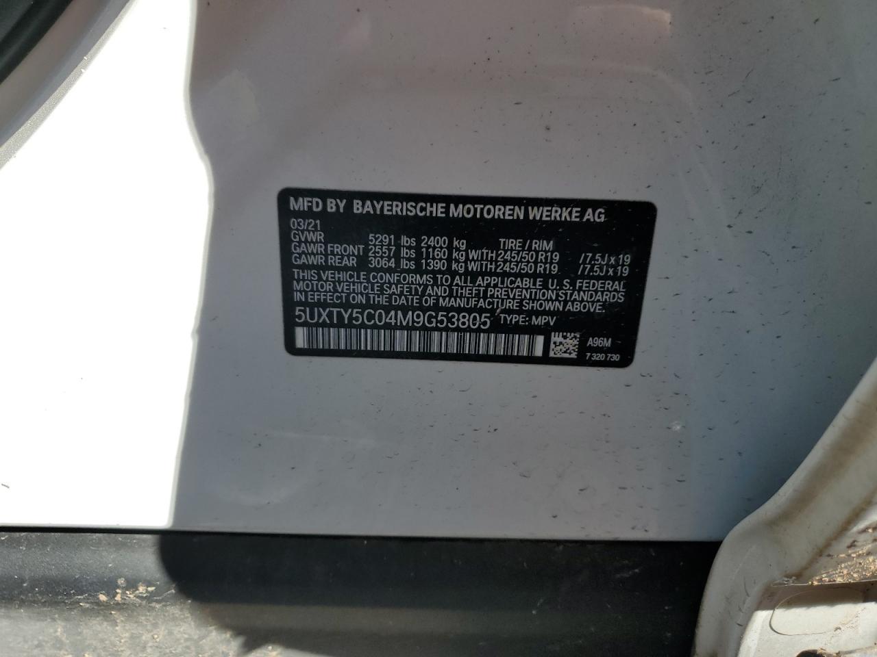2021 BMW X3