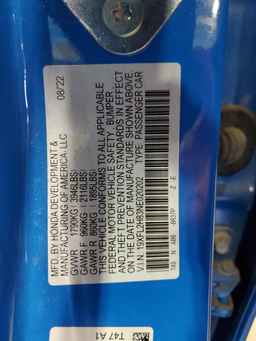 2022 HONDA CIVIC
