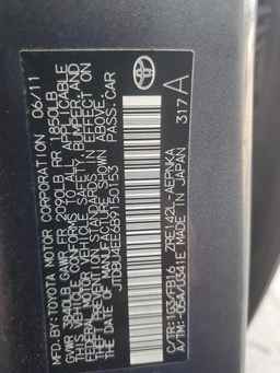 2011 TOYOTA COROLLA