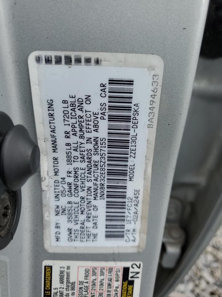 2005 TOYOTA COROLLA