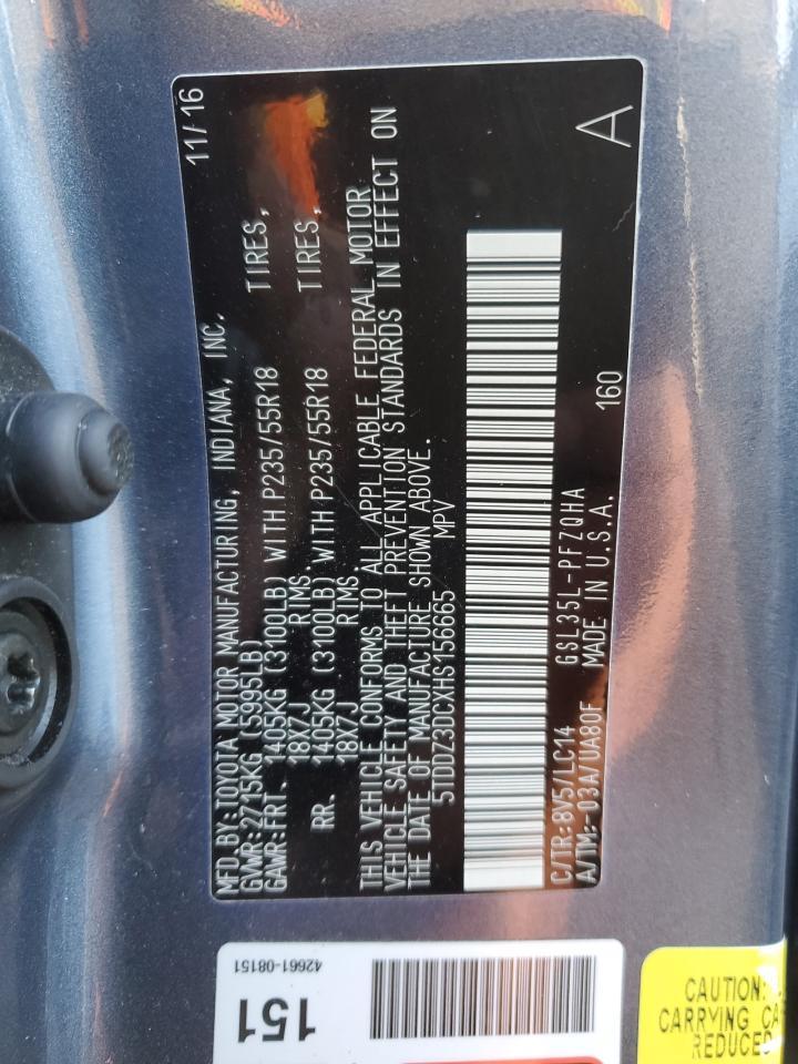 2017 TOYOTA SIENNA