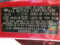 2013 KIA RIO