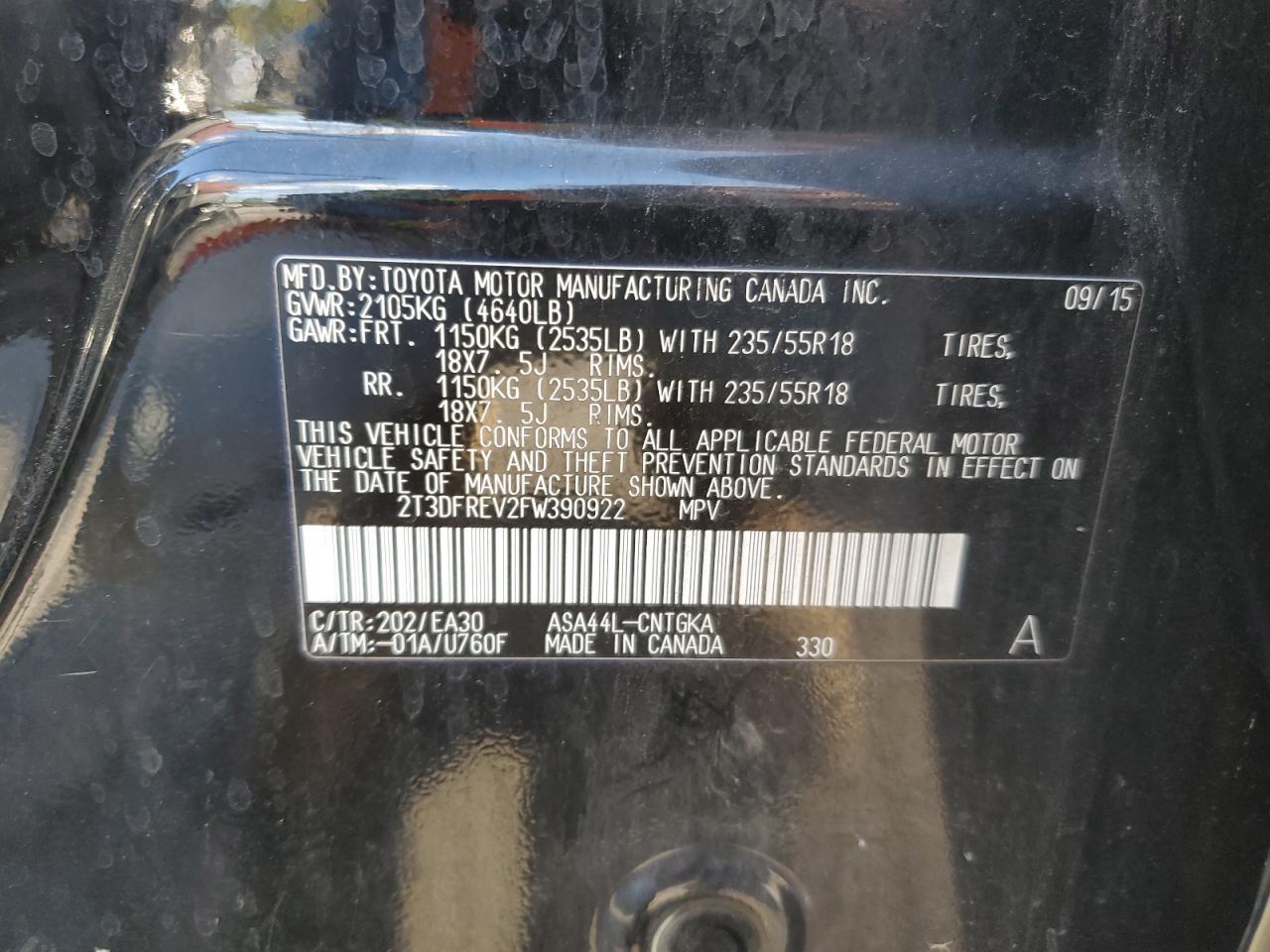 2015 TOYOTA RAV4
