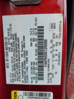 2014 FORD FUSION