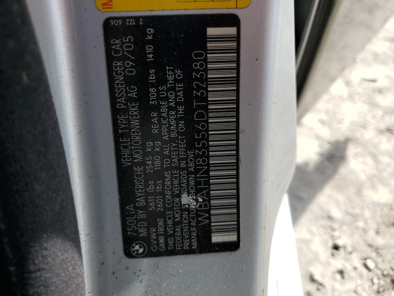 2006 BMW 7 series