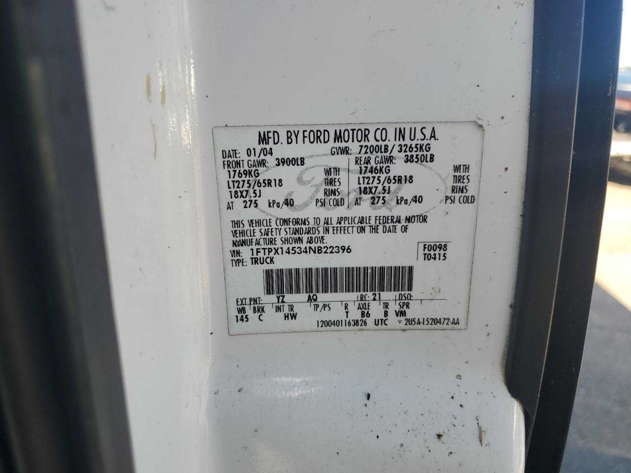 2004 FORD F-150