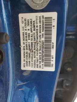 2015 HONDA CIVIC
