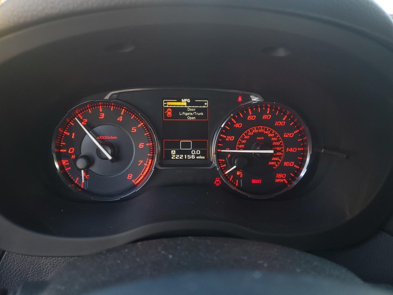 2017 SUBARU WRX