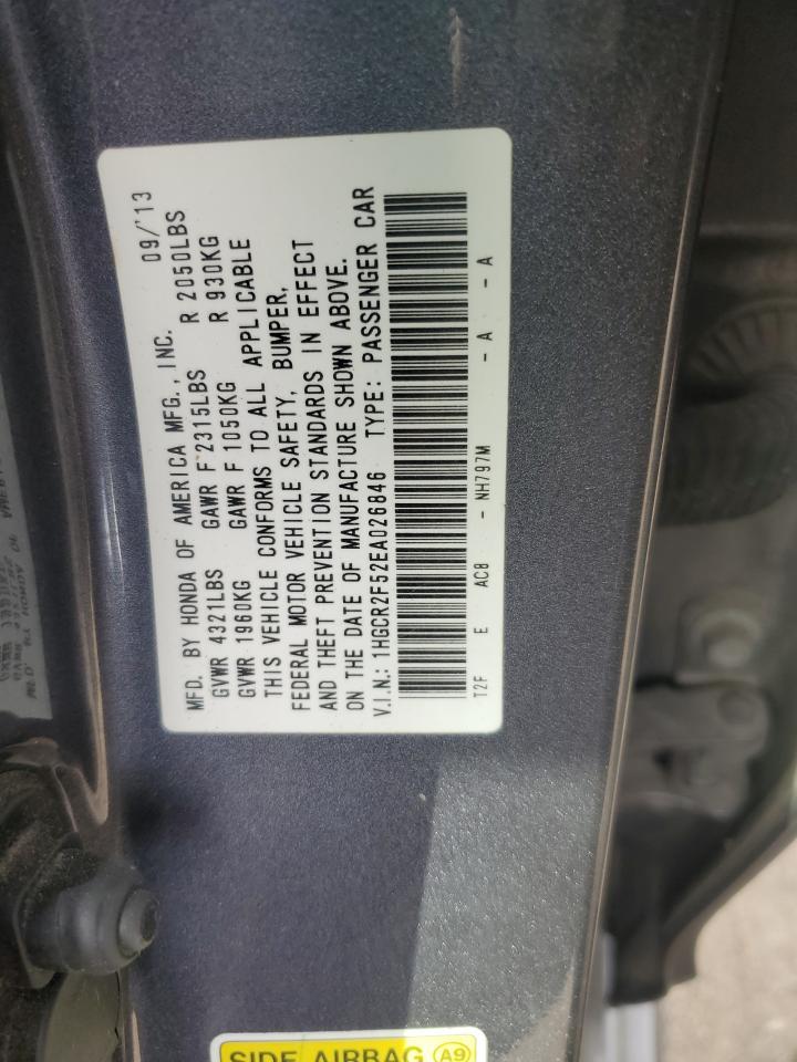 2014 HONDA ACCORD