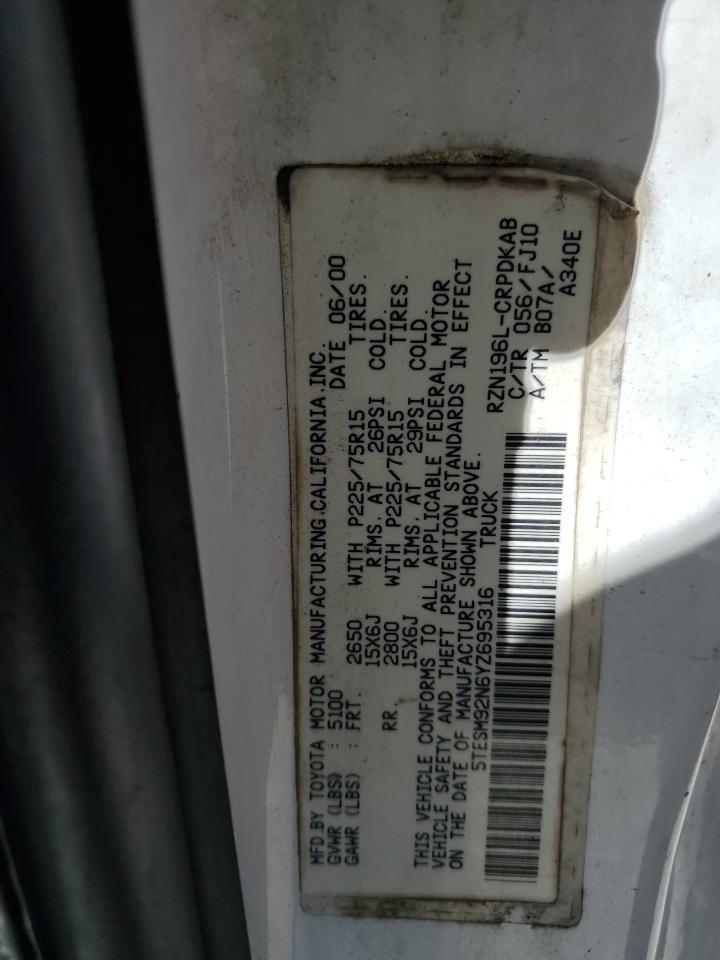 2000 TOYOTA TACOMA